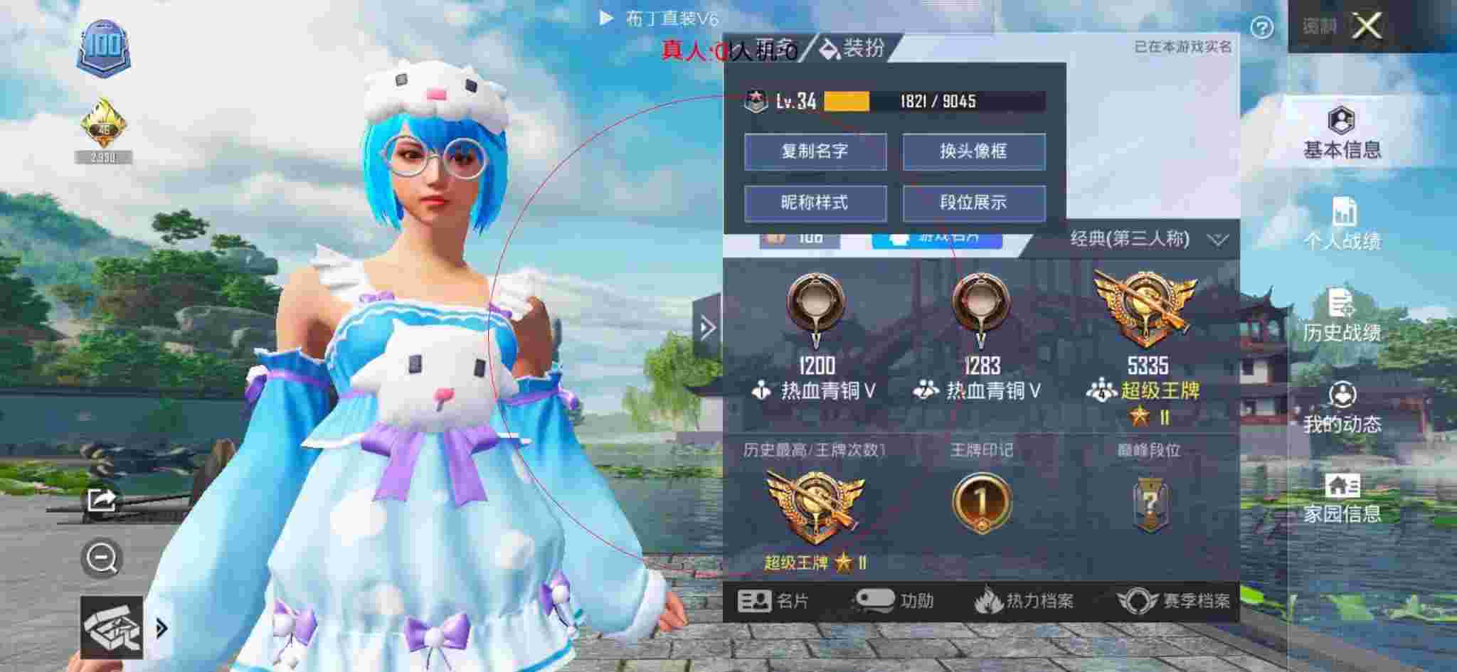 和平精英布丁直装透视 - 和平辅助卡通手绘辅助预览图